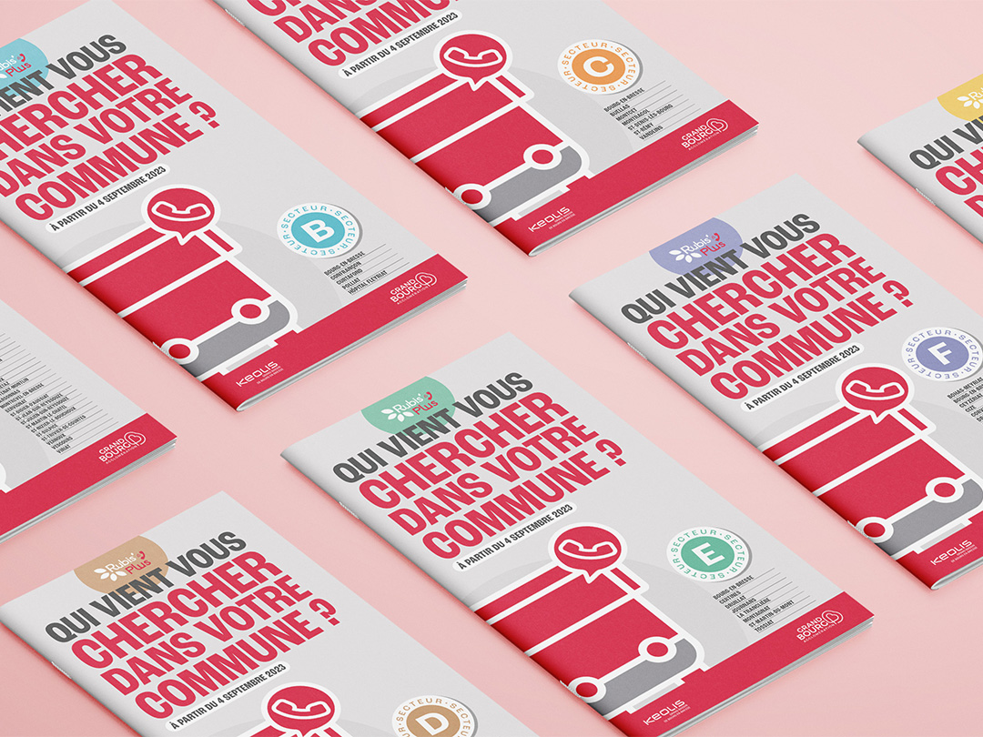 Brochure communication print Rubis